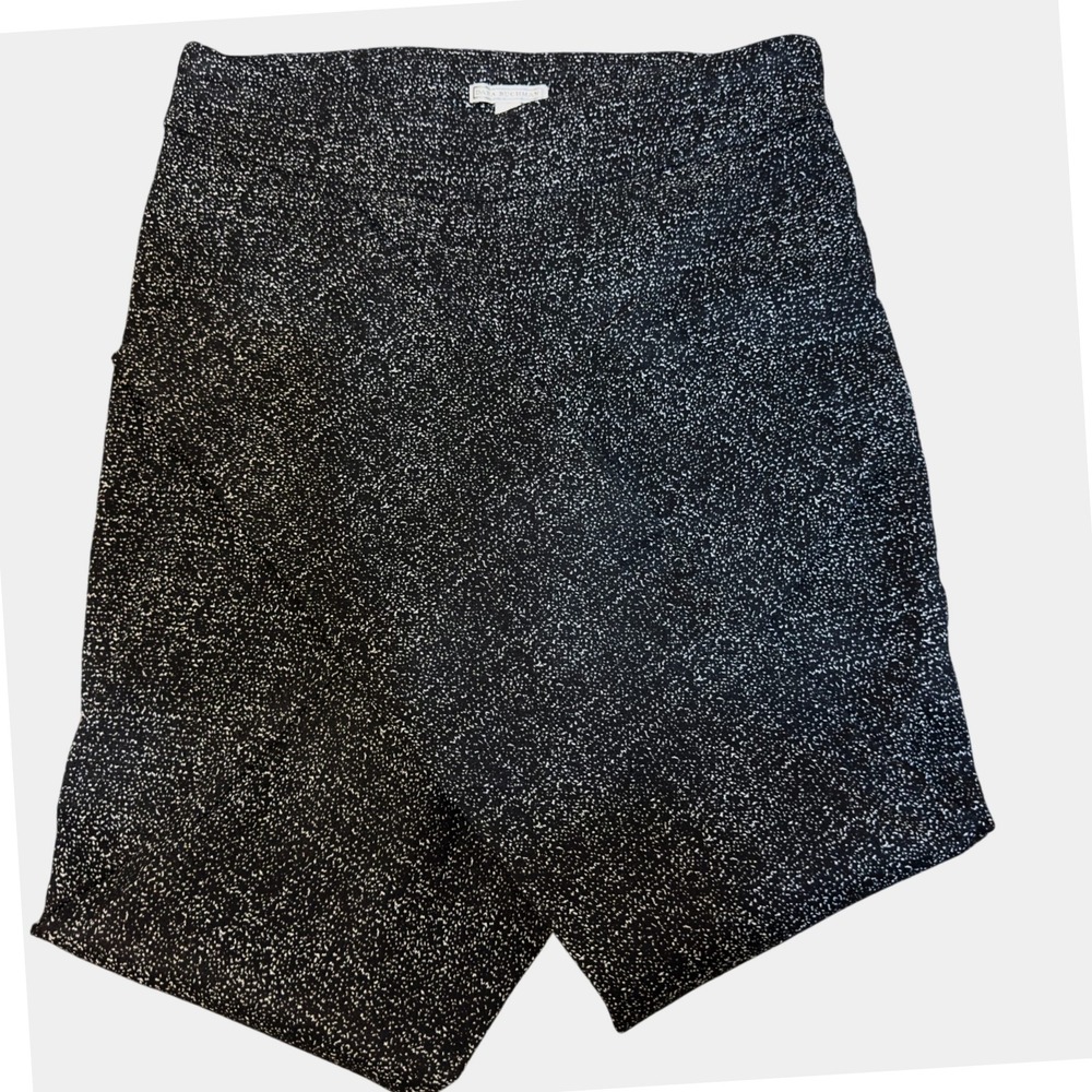 Dana Buchman Career Dress Pants‎ Straight Leg Black White Speckle  M